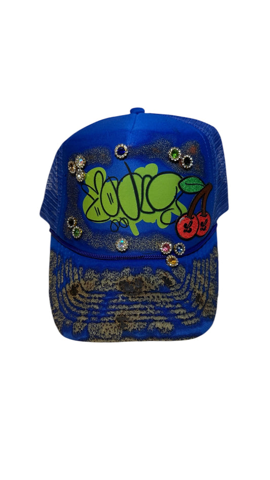 Crystal Trucker - All Royal Blue Freestyle